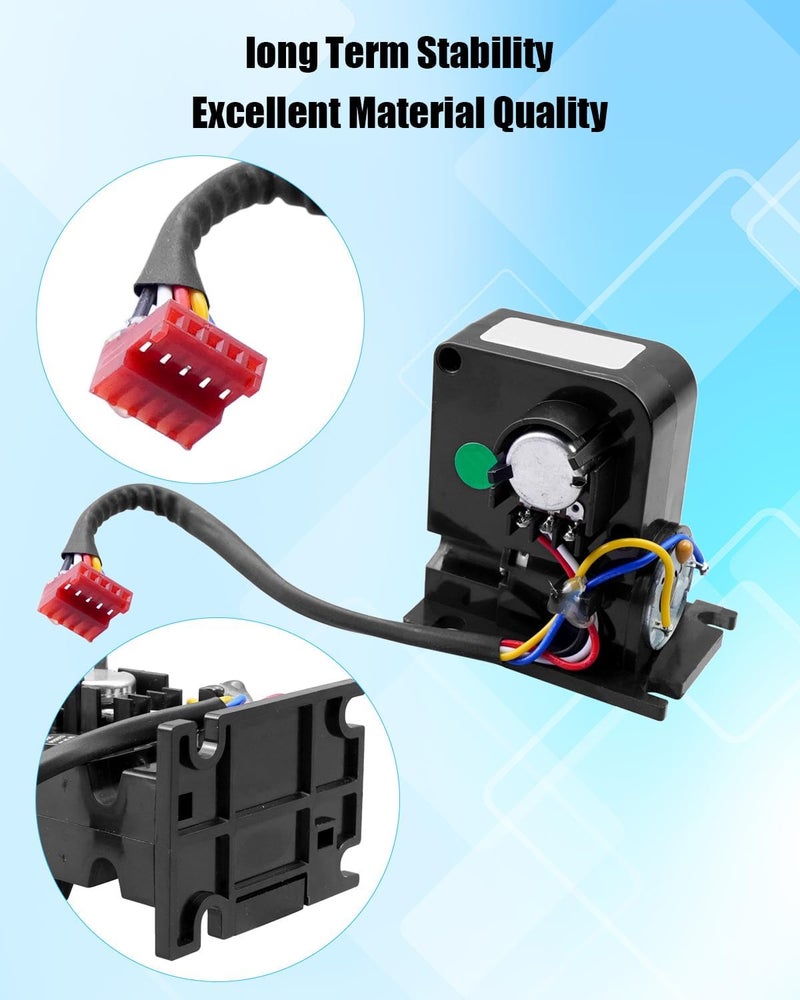 Vaticas Resistance Tension Motor 6V Fit for NordicTrack 9600 Basic Stride Trainer 320 330 Cross Trainer 480 510 Replace 193223 175656 182556 182851 NEL07940, 2.76" x 2.96" x 2.76" - Image 3